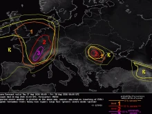 ESTOFEX: Опасно време! Суперклетка, едра градушка и торнадо в Европа