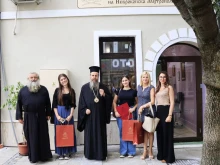 Благоевградски ученици дариха средства за изграждането на новия храм "Св. вмчк Мина"