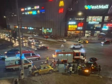 Катастрофа на голям столичен булевард, има полиция, пожарната и линейки