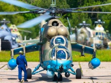 Украински дронове са унищожили руски хеликоптери Ми-35 и Ми-8