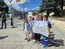 Смолян се включи в Деня без загинали на пътя с послания от първокласници