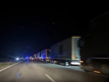 15-километрова опашка от камиони преди границата с Турция