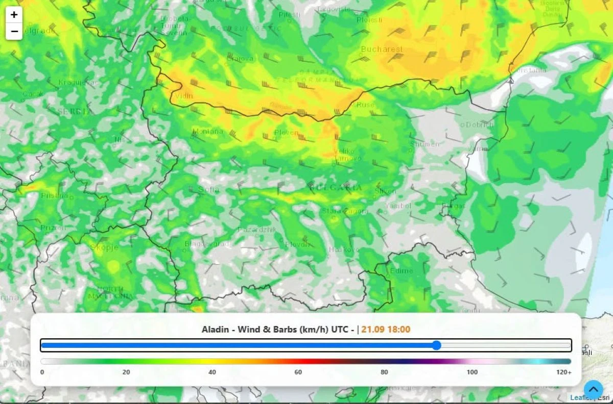 Meteo Balkans: Прибирайте саксиите и прането! НИМХ предупреждава за силен вятър утре