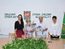 Културните дейци Христо Златев и Мина Пеева гостуваха в Община Стара Загора
