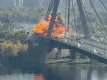 Руска атака по Киев: Нов удар с дрон порази отново Северния мост