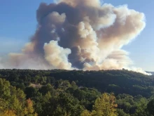 Все още не е локализиран пожарът край ивайловградското село Горно Луково, който премина и към Гърция