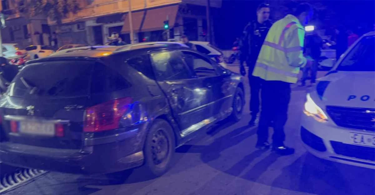 Автомобил с българска регистрация, превозващ мигранти, катастрофира след полицейско преследване в Солун