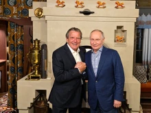 Бившият германски канцлер Герхард Шрьодер на гости на Путин за рождения му ден
