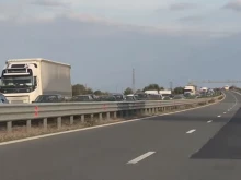 Катастрофа предизвика огромно задръстване на АМ "Тракия"