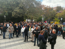 Протест в Бургас в подкрепа на задържаните кметове на Сунгурларе и Белица