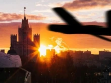 Москва е подложена на масирана атака с дронове, всички летища са затворени, евакуират правителствена сграда