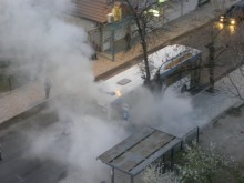 Късо съединение е причинило запалването на автобуса по линия 1