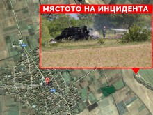 Самолетът се е запалил още във въздуха! Чист късмет е, че няма жертви на земята!