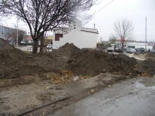 Блок в "Тракия" гази кал, заради изкоп на частна фирма