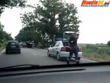 Мъж бе ранен при катастрофа на пътя Пловдив-Пещера