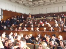Срещата на Славчо Атанасов със студентите премина с голям успех