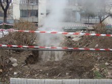 Пробив в тръбите на Топлофикация, няма клиенти без парно