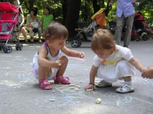 Конкурс за детска рисунка на асфалт в "Северен"