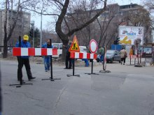 Затвориха бул. "Източен" и ул. "Богомил"