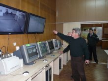 Откриват Мониторинговия център, който ще следи видеокамерите в града