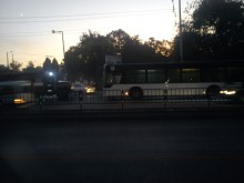 Автобус на "Хеброс бус" се запали близо до Сточна гара