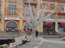 Сребърна елха на Римския стадион, изкуствена пред Общината, фенери по Главната и ледена пързалка за Коледа в Пловдив