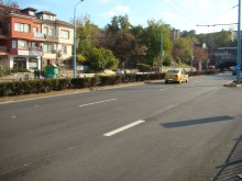 Ударно полагат маркировка по новоасфалтираните булеварди в Пловдив