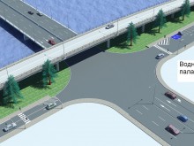 Вижте 225-метровия надлез до Водната палата, който ще облекчи трафика в Пловдив!