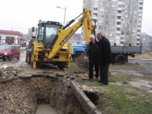 Продължават с ВиК работите по "Източен", районът без вода