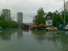 Затворен е участъкът на бул."Васил Априлов" от бул."България" към р.Марица