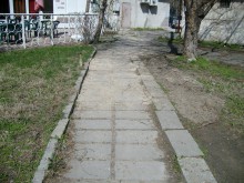 Пътека от пътни ивици бе изградена за жителите от ул. "Авлига" в "Западен"