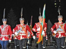 Патриархът отслужи водосвет на бойните знамена