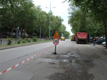 Започна преасфалтирането на бул."Никола Вапцаров" 