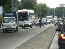 Натоварено е движението в Пловдив в работната съботна сутрин