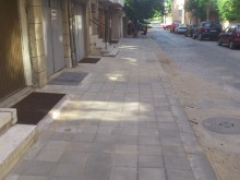 Приключиха ремонтите на тротоарните настилки в "Северен"