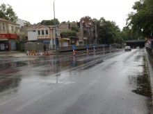 Южното платно на подлеза на "Гладстон" готово, отвориха го за движение
