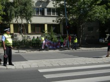 Възрастен ром с колело се заби в катаджия на опасна пешеходна пътека в Пловдив!
