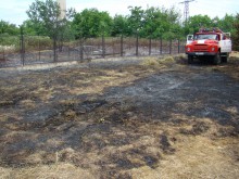 Пожар горя в "Южен", очевидци заподозряха роми