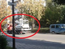 Паяк вдигна патрулка