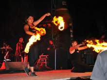 Огнено шоу в първата вечер на PolineROOOCK fest 2013