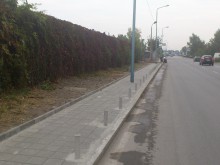 Направиха нов тротоар на "Рогошко шосе"