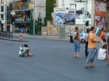 Студенти блокираха кръстовището на Сточна гара