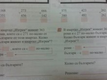 Родители алармират: Забъркаха българи и роми в задачи по математика
