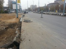 Вече правят новите тротоари по "Източен"