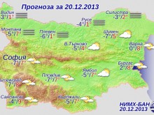 Слънчево с температури до 8° ще бъде времето днес