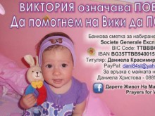 Благотворителен концерт в подкрепа на малката Вики