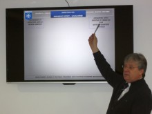 Жан-Марк Нобило презентира пред треньорите на Ботев структурата на френската академия