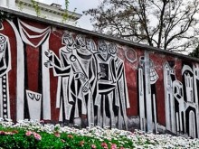 Възстановяват сграфитото на Георги Божилов-Слона в Стария град