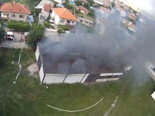 Вижте уникални кадри от вчерашния пожар в Труд