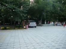 Лек автомобил паркира в парк "Белите брези"